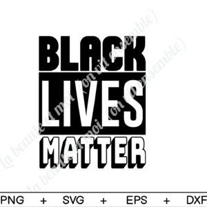 Black Lives Matter slogan pattern, files to print, cut or re-use