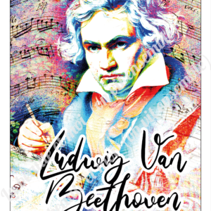 Ludwig Van Beethoven printable poster