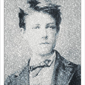 Arthur Rimbaud, the greatest french poet, printable poster