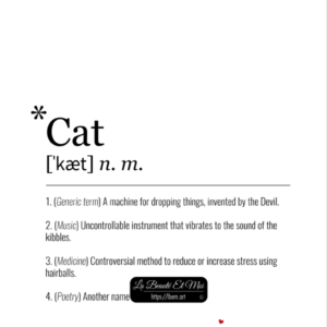 Printable poster Cat definition