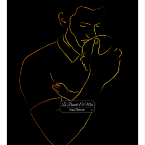 Printable poster Daddy and baby