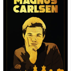 Printable poster of Magnus Carlsen, World Chess Champion