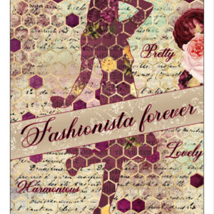 Printable poster Fashionista forever