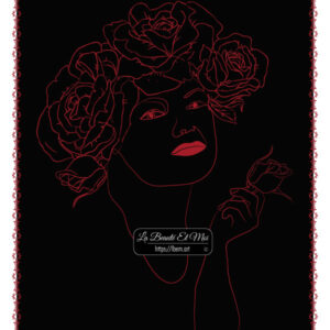 Printable poster The Roses Woman