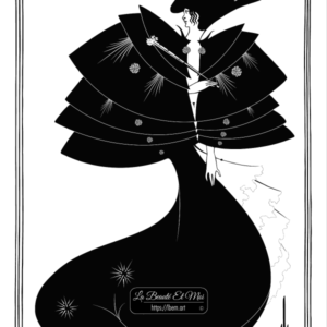 Poster Aubrey Beardsley - The Black Cape, to print
