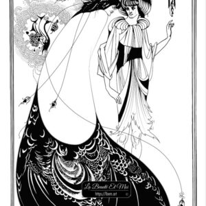 Poster Aubrey Beardsley - The Peacock Skirt, to print