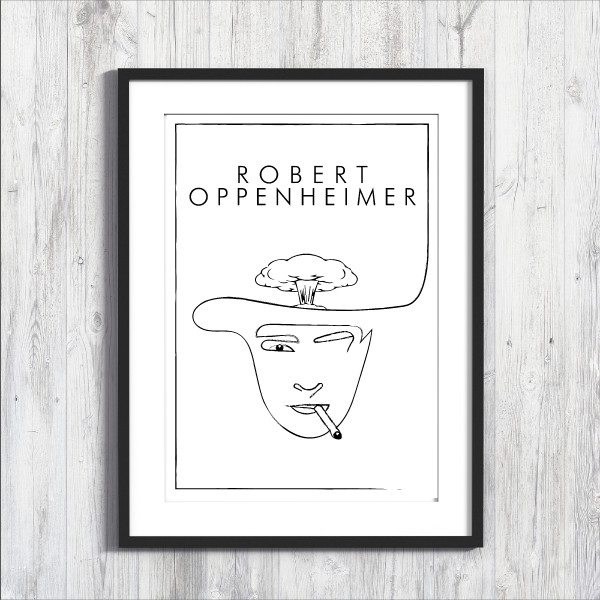 Poster Robert Oppenheimer to print - Image 2