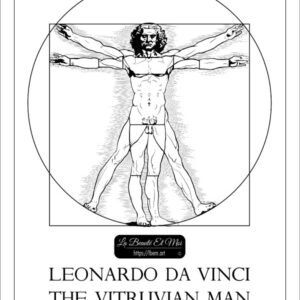 Poster Leonardo Da Vinci - The Vitruvian Man, drawing to download and print