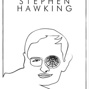 Poster Stephen Hawking to print